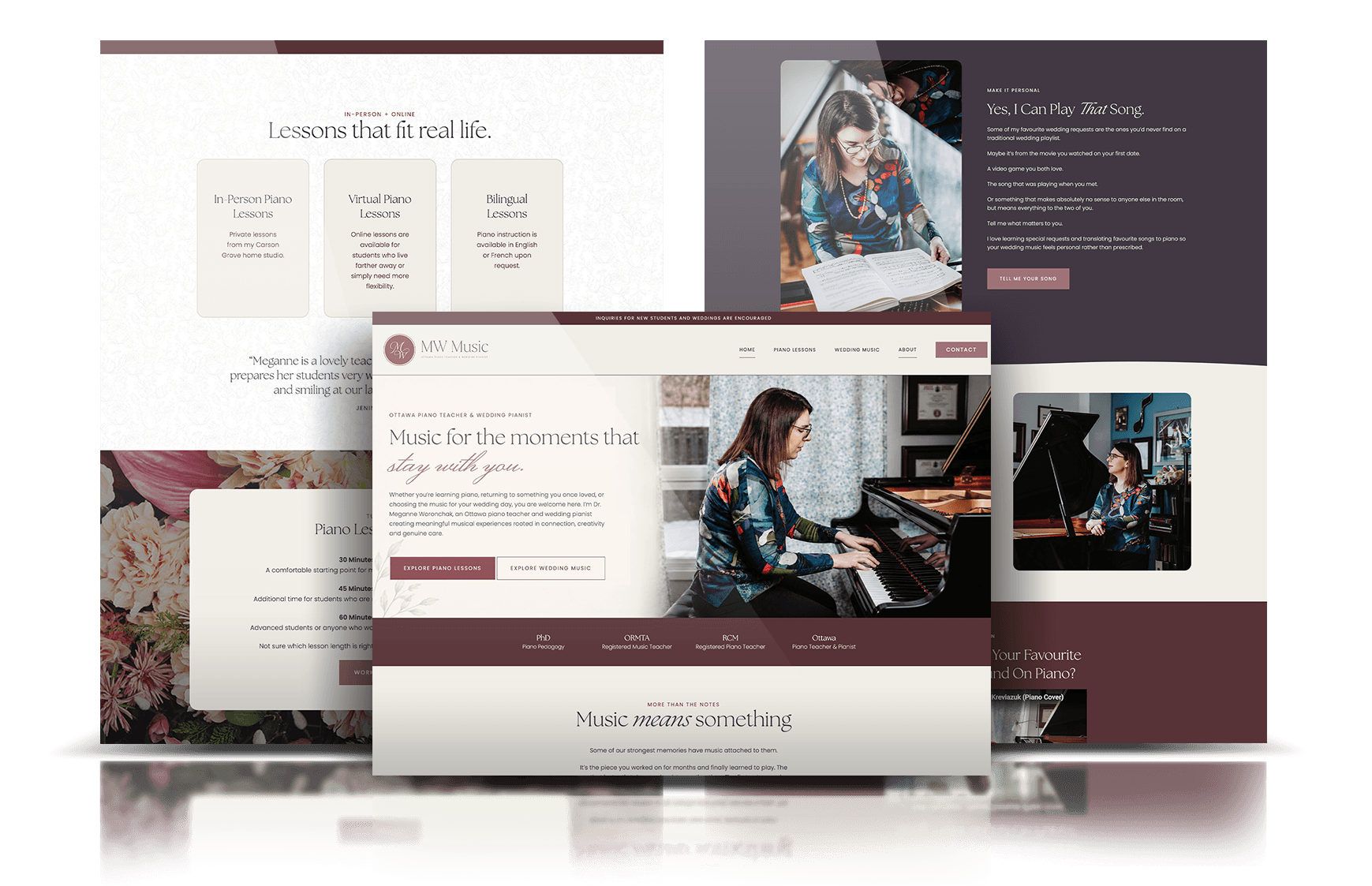 MW Music Ottawa Piano Teacher and wedding pianist